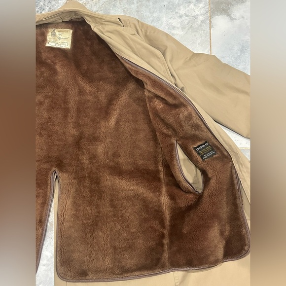 London Fog Brown Fleece Lining - Picture 13 of 14